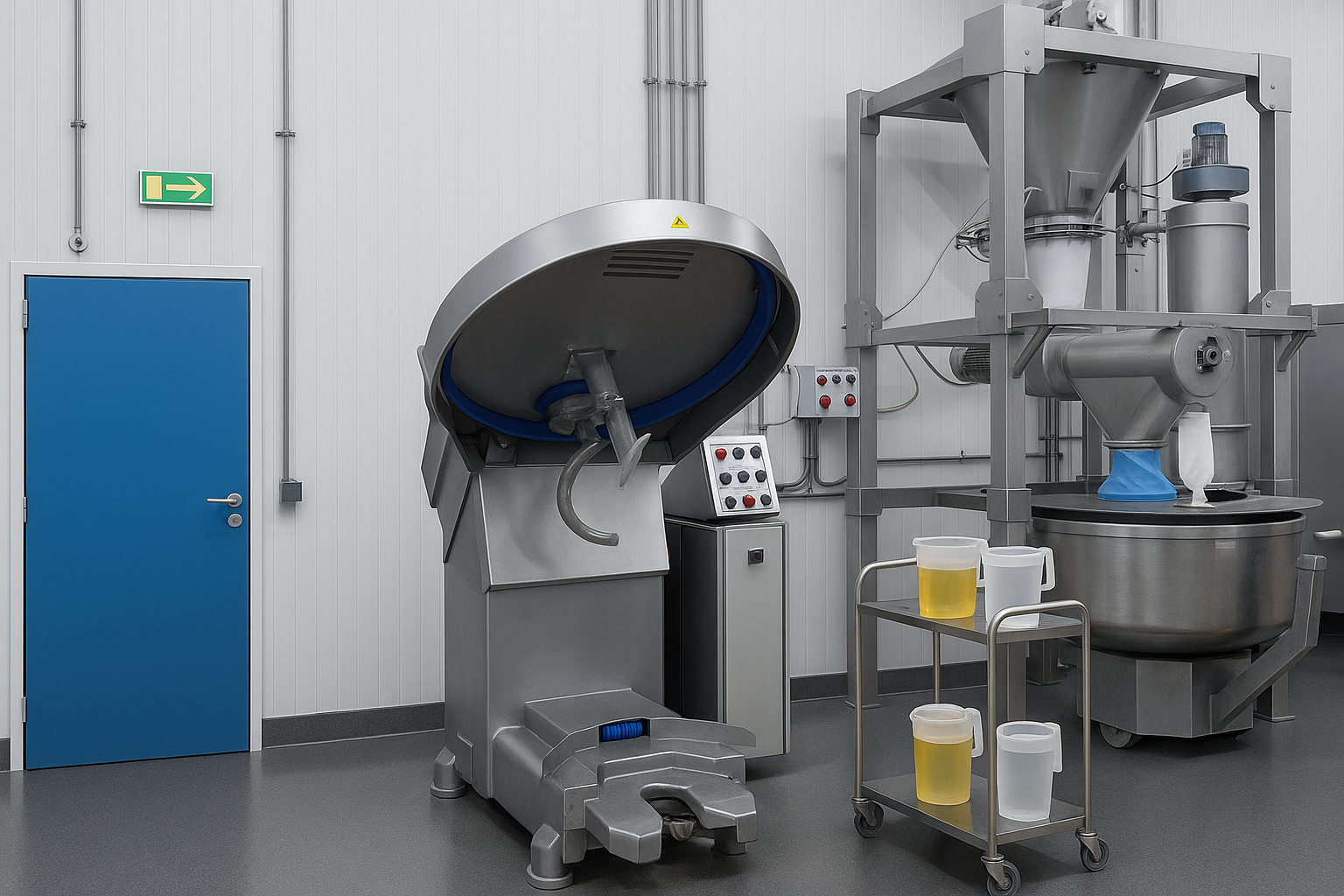 Zone de préparation de pâte Mil Foods