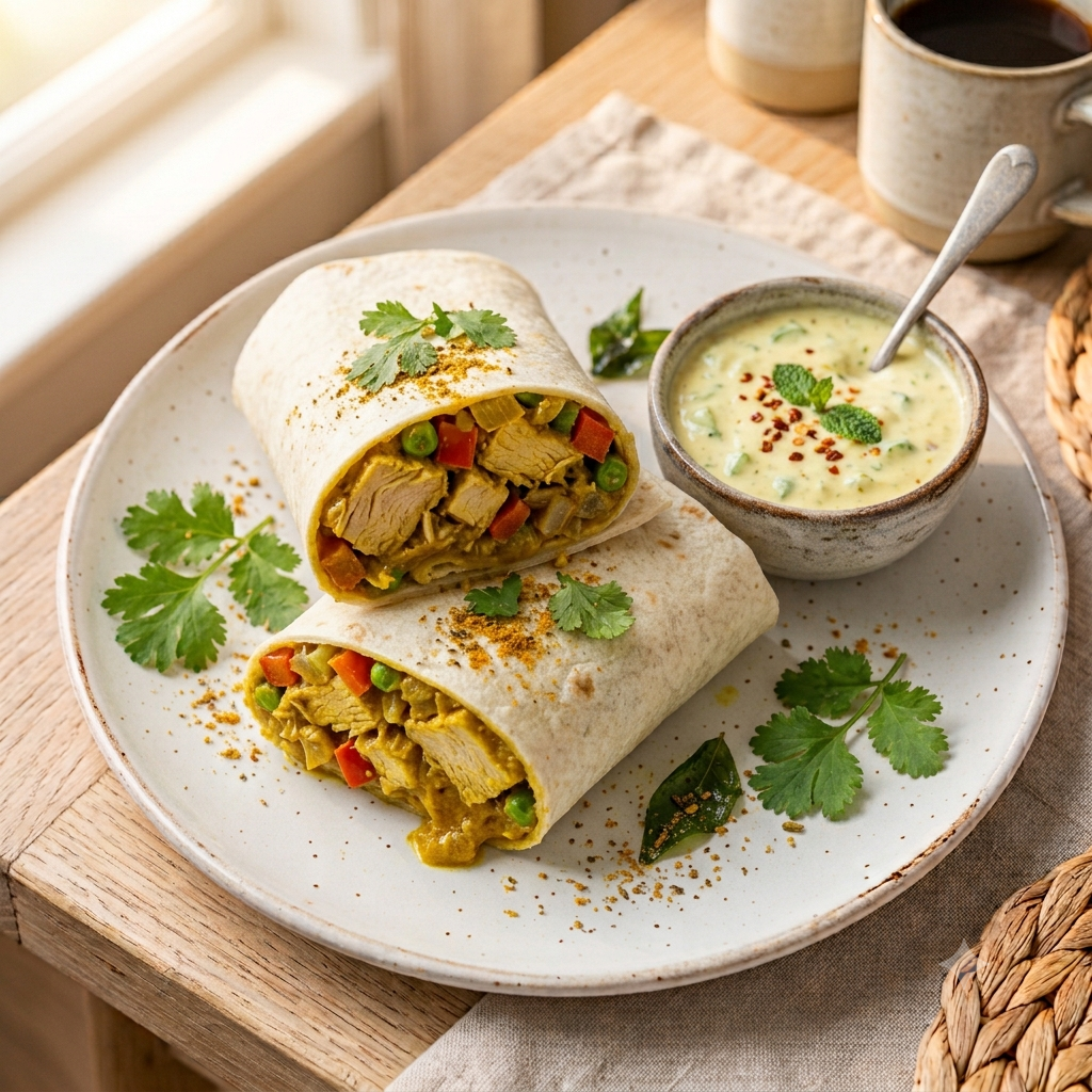 Wrap Curry Poulet